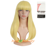 Flat Bangs Long Bent Tail Wigs Synthetic Wigs Ordinary Wigs For Women