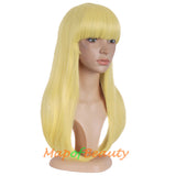 Flat Bangs Long Bent Tail Wigs Synthetic Wigs Ordinary Wigs For Women