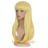 Flat Bangs Long Bent Tail Wigs Synthetic Wigs Ordinary Wigs For Women