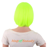 Side Bangs Short Wigs High-temperature Fiber BOB Anime Cosplay Wigs