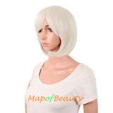 Side Bangs Short Wigs High-temperature Fiber BOB Anime Cosplay Wigs