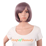 Side Bangs Short Wigs High-temperature Fiber BOB Anime Cosplay Wigs