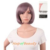 Side Bangs Short Wigs High-temperature Fiber BOB Anime Cosplay Wigs