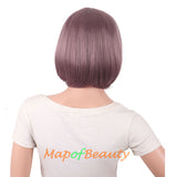 Side Bangs Short Wigs High-temperature Fiber BOB Anime Cosplay Wigs