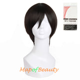 Men Short Wigs Daily Natural Side Bangs Handsome Ordinary Wigs