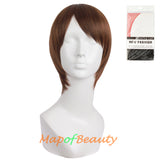 Men Short Wigs Daily Natural Side Bangs Handsome Ordinary Wigs