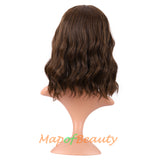 Brown water wave bob wigs